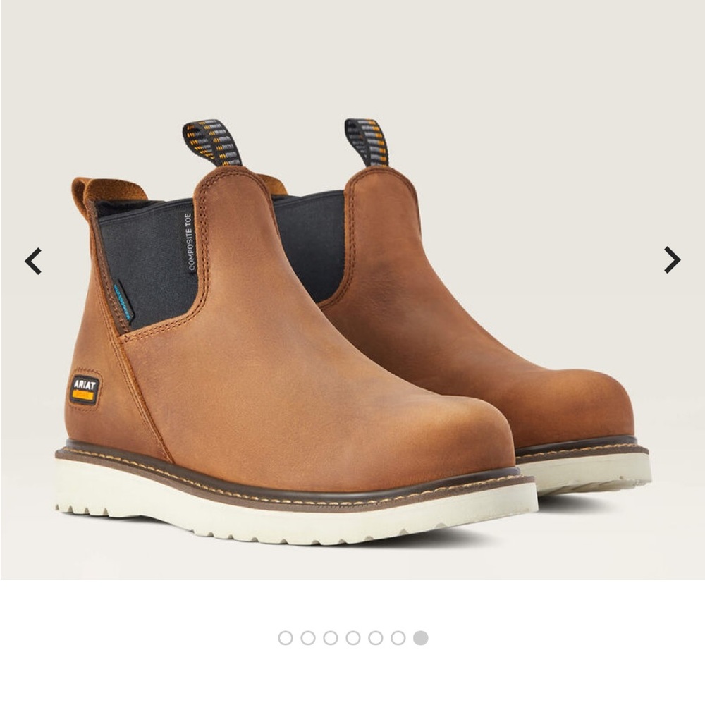 NEW - Ariat Work Boots - Aged Honey - Women’s 8